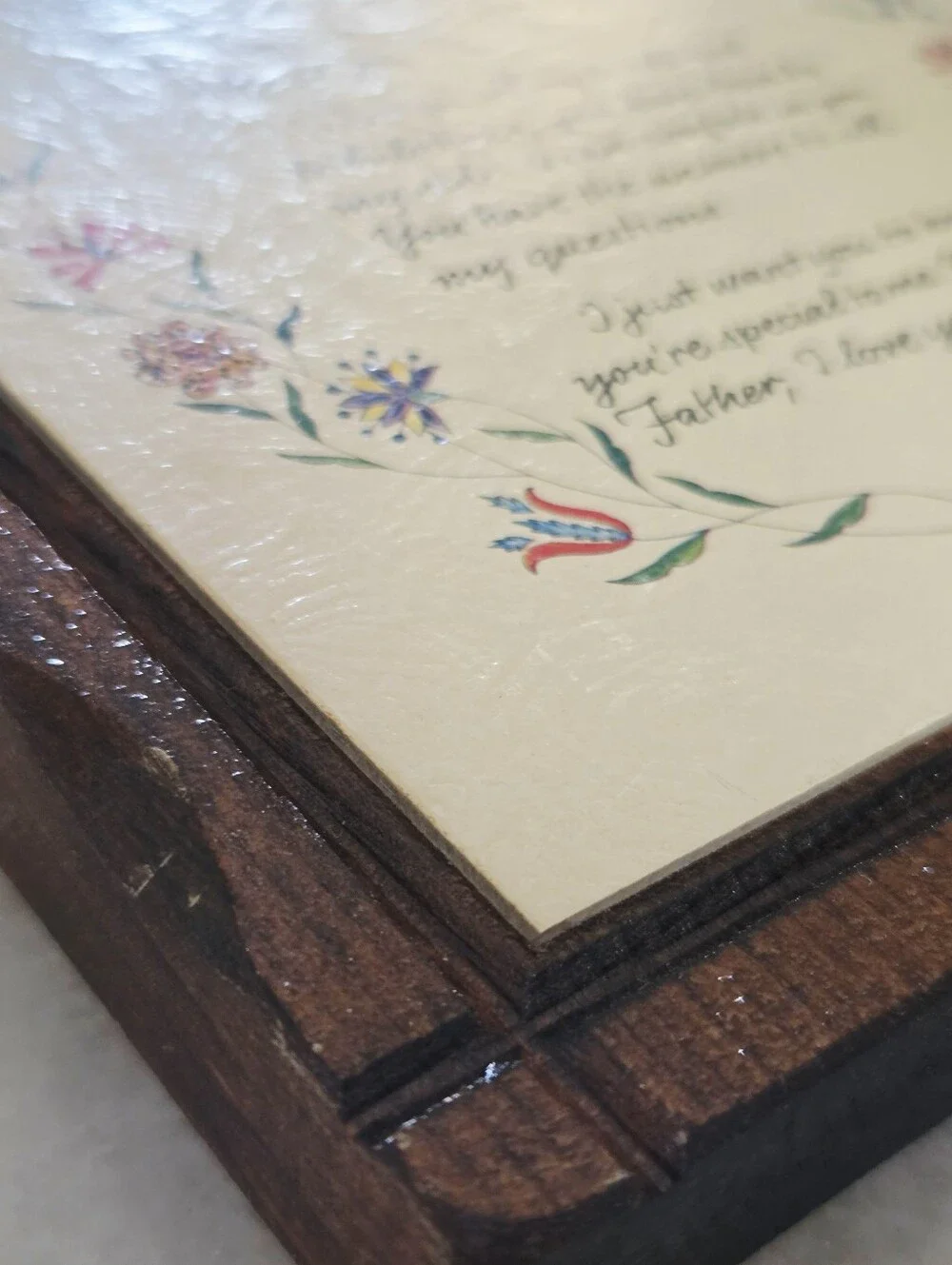 Vintage Wooden Wall Plaques Featuring Sentimental 